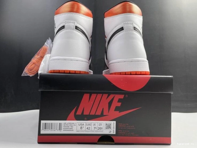 Electro Jordan Orange 555088-180 Retro Air 1 High 0817